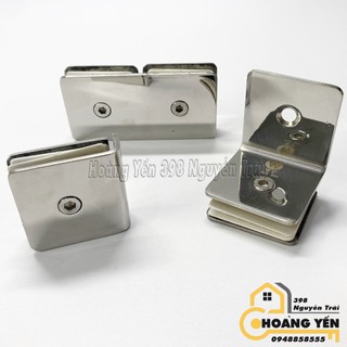 Kẹp định vị inox tường kính - kính kính góc 90 độ, 180 độ, 0 độ, kẹp kính, định vị vpp inox 304