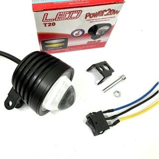  Đèn LED trợ sáng L4 bi cầu 2 màu T20.Tặng full phụ kiện như hình 