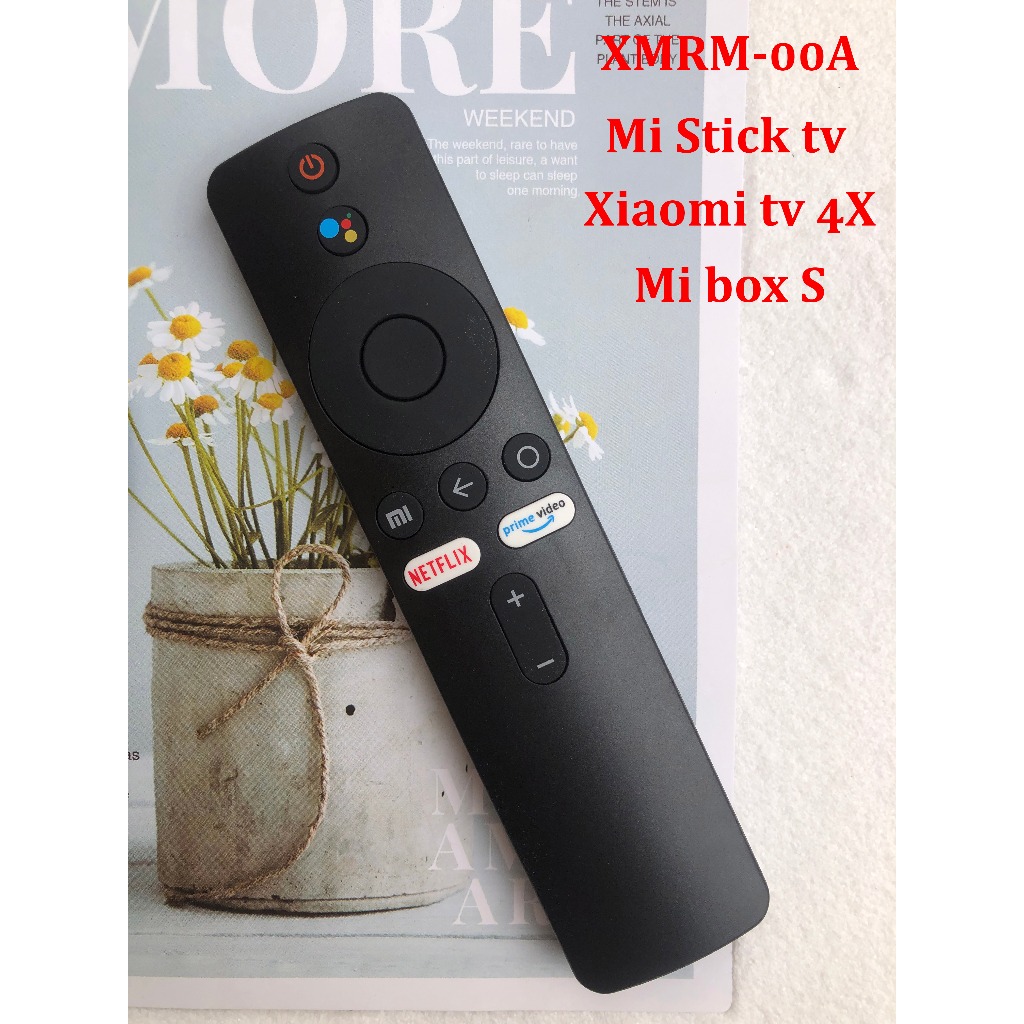 Điều khiển giọng nói Tivi Xiaomi - Mi TV Box Android TV- Hàng mới chính hãng Tặng kèm Pin