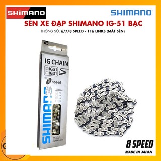 Xích sên xe đạp 6/7/8 tốc độ smn ig51 8 speed