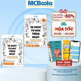 Sách - Combo Trọn Bộ 28 Ngày Tự Học Tiếng Nhật