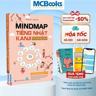 Sách - Mindmap Kanji tiếng Nhật – Dành cho trình độ sơ, trung cấp - Học kèm app