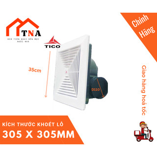 [Mã ELHA22 giảm 5% đơn 300K] Quạt thông gió hút mùi gắn trần Tico TC-25AV4 ( ống ngang )