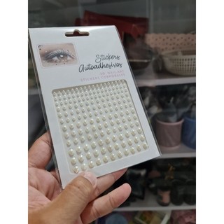 [Miếng nhiều hạt sẵn keo] Hạt đá dán tóc, mặt makeup bling hling