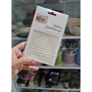[Miếng nhiều hạt sẵn keo] Hạt đá dán tóc, mặt makeup bling hling