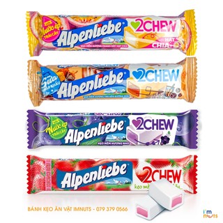 Kẹo mềm 2chew Alpenliebe dạng thỏi- Kẹo Alpenliebe nhiều loại