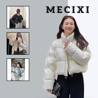 Áo Khoác Phao Croptop Mecixi.vn Phong Cách Hàn Quốc Áo Phao Basic Mùa Đông Siêu Ấm T014