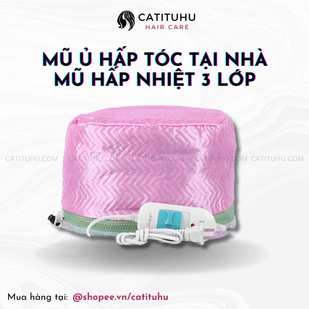 [Chính hãng] Mũ Hấp Tóc Ủ Tóc Hấp Nhiệt Tại Nhà