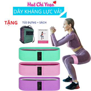 Dây Kháng Lực Vải AOLIKES, Mini Band Tập Chân Mông Tay chất liệu vải siêu bền