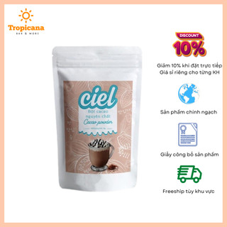 Bột cacao nguyên chất ciel - gói 500gr & 200gr