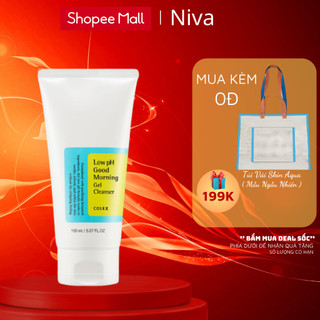[Mã ICBTUE1541 giảm 15K đơn 99K] Sữa Rửa Mặt Cosrx Low PH Good Morning Gel Cleanser Dạng Gel Chiết Từ Dầu Cây Trà 150ml