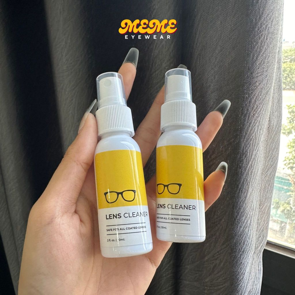 Nước xịt kính rửa tròng kính cao cấp chuyên dụng rửa cả màn hình máy tính, điện thoại mắt kính Meme [30ml]