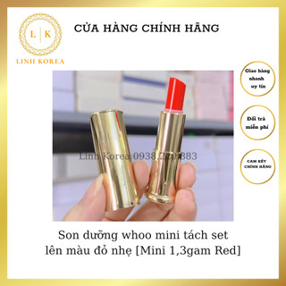 Son dưỡng whoo mini tách set lên màu đỏ nhẹ _𝐋𝐈𝐍𝐇 𝐊𝐎𝐑𝐄𝐀