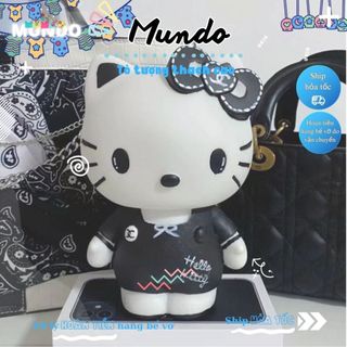 Tượng tô màu cao cấp hello kitty size xxl , tượng thạch cao mundo