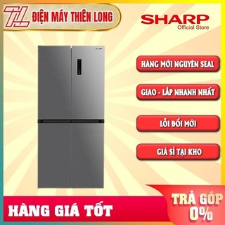 Sj-fx420v-sl -- tủ lạnh sharp inverter 362 lít sj-fx420v-sl - bảo hành 1 năm chính hãng tận nơi