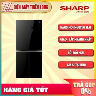 Sj-fxp480vg-bk - tủ lạnh sharp inverter 401 lít sj-fxp480vg-bk - bảo hành chính hãng 12 tháng tận nhà