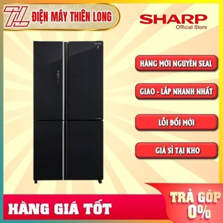SJ-FXP600VG-BK  --- Tủ lạnh Sharp Inverter 525 Lít 4 cửa SJ-FXP600VG-BK - FREE SHIP HCM