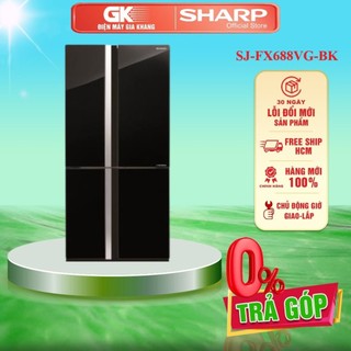 SJ-FX688VG-BK ---- Tủ lạnh Sharp Inverter 678 lít SJ-FX688VG-BK - GIAO MIỄN PHÍ HCM