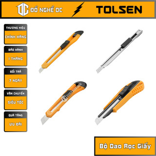 Bộ dao rọc giấy, dao rọc giấy cán nhựa cán sắt đa năng 30004 30005 30001 30000 dùng để cắt giấy, bìa, các vật liệu khác