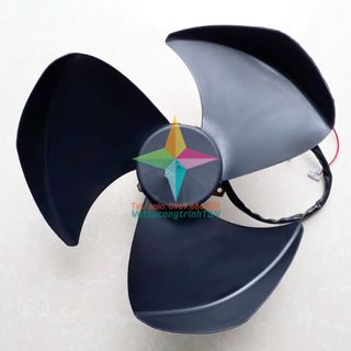 Bộ động cơ quạt điều hòa hơi nước 60w, 3 tốc độ,  trục 8mm, ngược chiều (2373+2380+266)