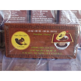 Cà phê Con Sóc Phin Lọc Nâu Đơn