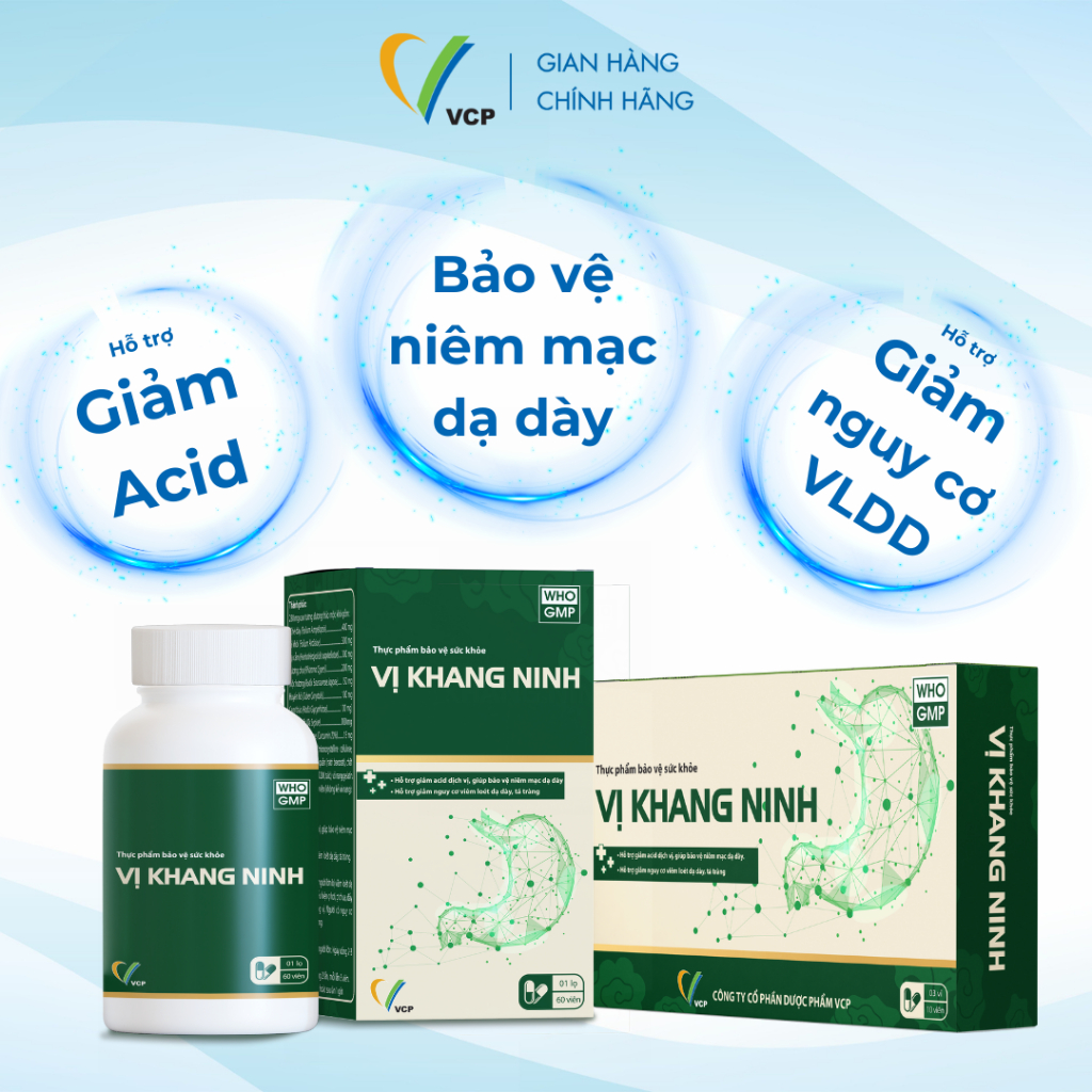 [CHÍNH HÃNG] Viên Uống Dạ Dày VKN - VCP Pharma