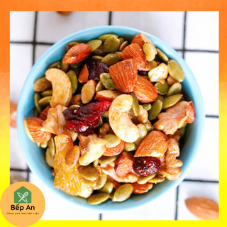 (HOT)Granola Ăn kiêng (Không yến mạch) có Macca, Óc chó đỏ - 500g