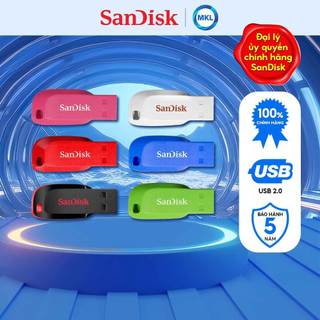 Usb 2.0 cruzer blade cz50 sandisk 32gb | 64gb | 128gb chính hãng