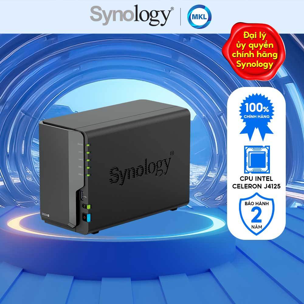 Thiết bị lưu trữ Synology DS224+ (chưa có ổ cứng) - Hàng chính hãng