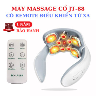 Massage Cổ Vai Gáy, Mát Xa Rung Động Cơ Học và Xung Điện Cùng 5 Đầu Rung Trị Liệu Nhức Mỏi JT88 BH 12T
