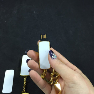 Phôi USB chữ nhật - in chuyển nhiệt 2D