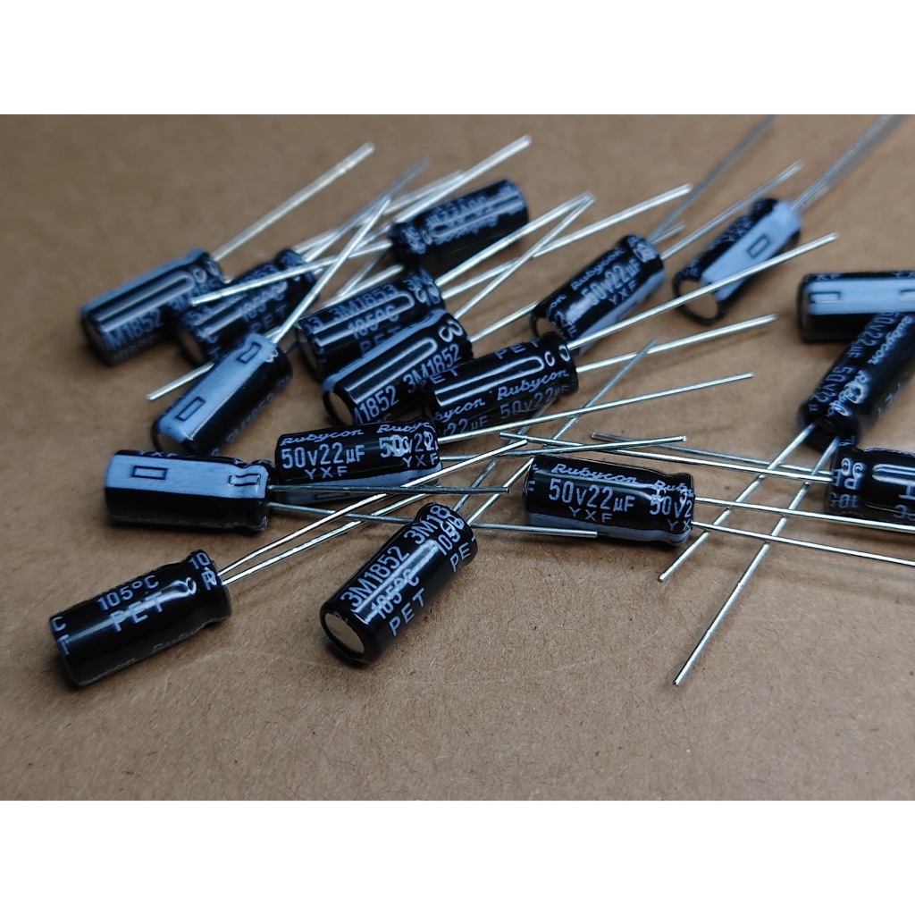 22uF 50V Tụ điện Rubycon YXF / 5mm x 11mm