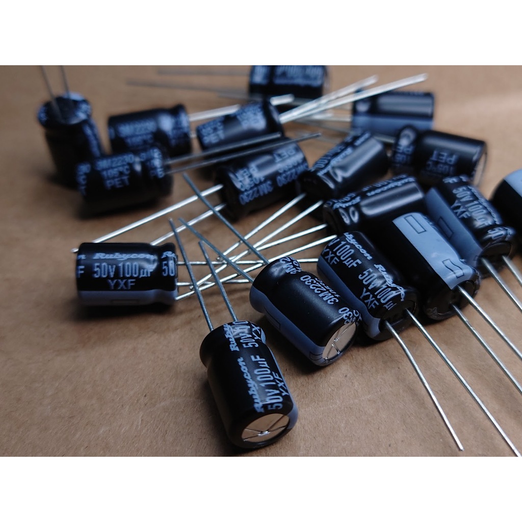 10 chiếc / 100uF 50V Tụ điện Rubycon YXF / 8mm x 11.5mm