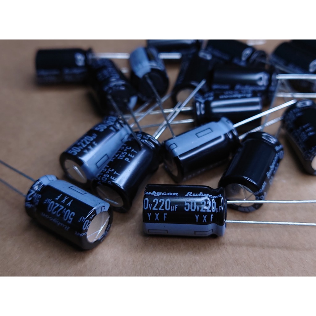 10 chiếc / 220uF 50V Tụ điện Rubycon YXF / 10mm x 16mm