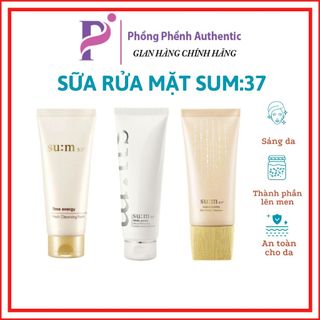  SỮA RỬA MẶT DƯỠNG SÁNG DA SUM 37 TIME ENERGY FRESH CLEANSING FOAM - PHÔNG PHỀNH 