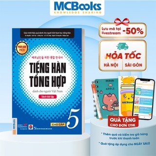 Sách - Sách Bài Tập Tiếng Hàn Tổng Hợp Dành Cho Người Việt Nam Cao Cấp 5