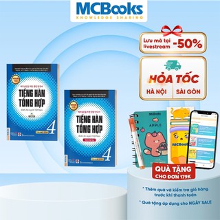 Sách - Combo Tiếng Hàn Tổng Hợp Dành Cho Người Việt Nam Trình Độ Cao Cấp 6 (Giáo trình + SBT)