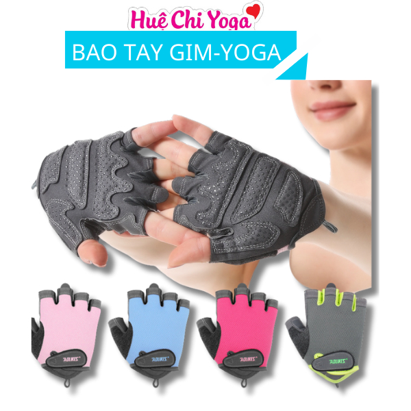 Găng Tay gim,Găng Tay Thể Thao Hở Ngón AOLIKES Cho Nam Nữ