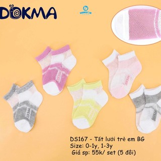 Sét tất lưới trẻ em sét 5 đôi dokma