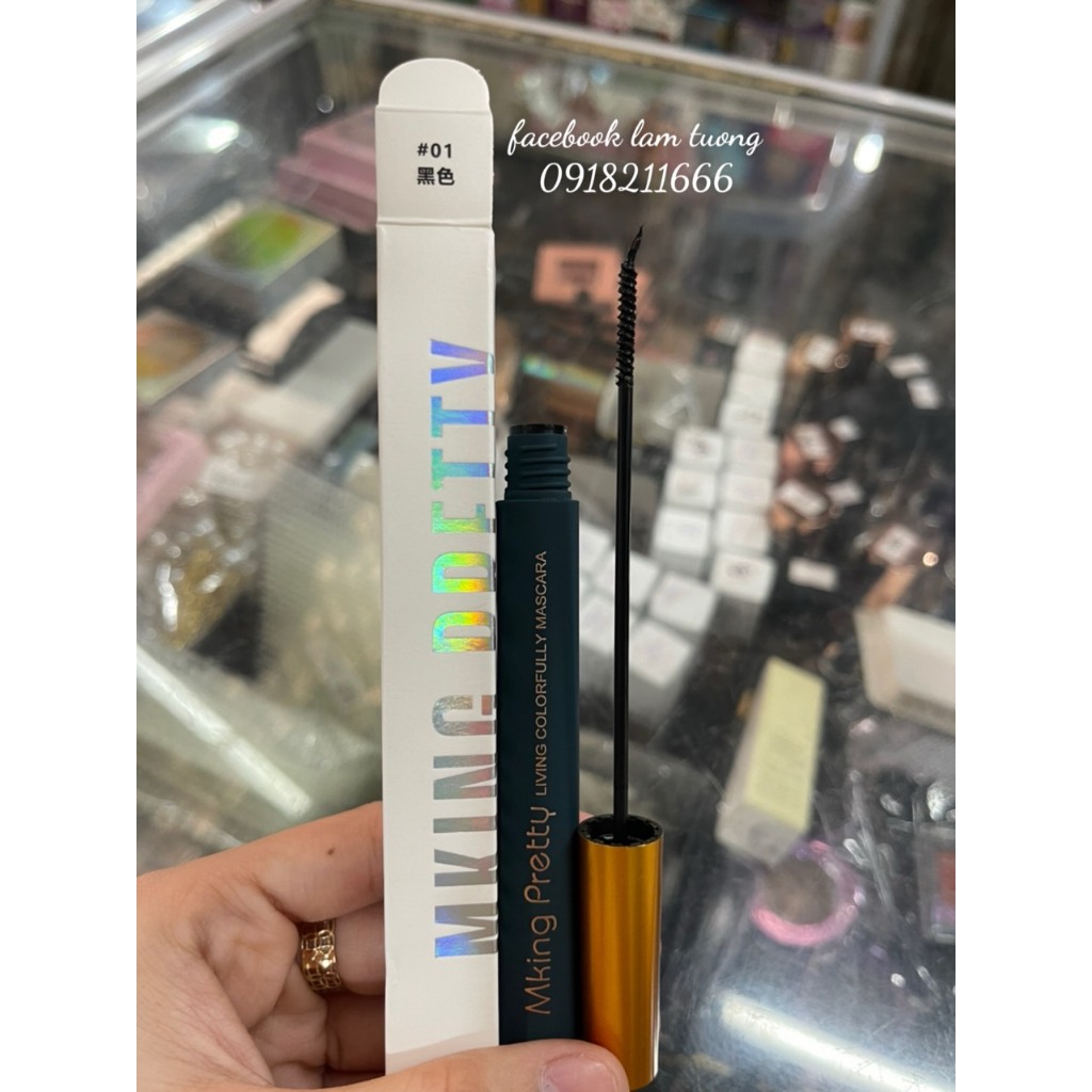 Mking PRETTY Mascara Chuốt Mi Nhiều Màu Sắc Chống Nước
