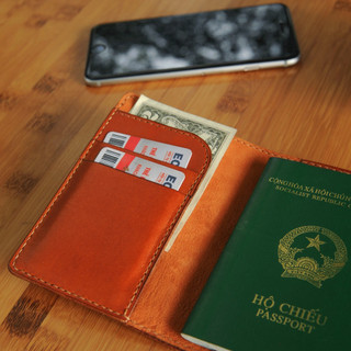 Ví da đựng Passport - Da bò nhập khẩu - Đồ da Handmade