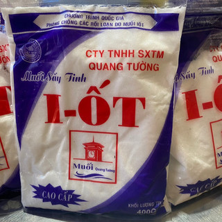 Muối sấy tinh i-ốt 400g/g - combo 3 gói chỉ từ 14k