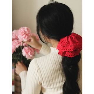 R&s acc- scrunchies cột tóc bản lá to madam scrunchies