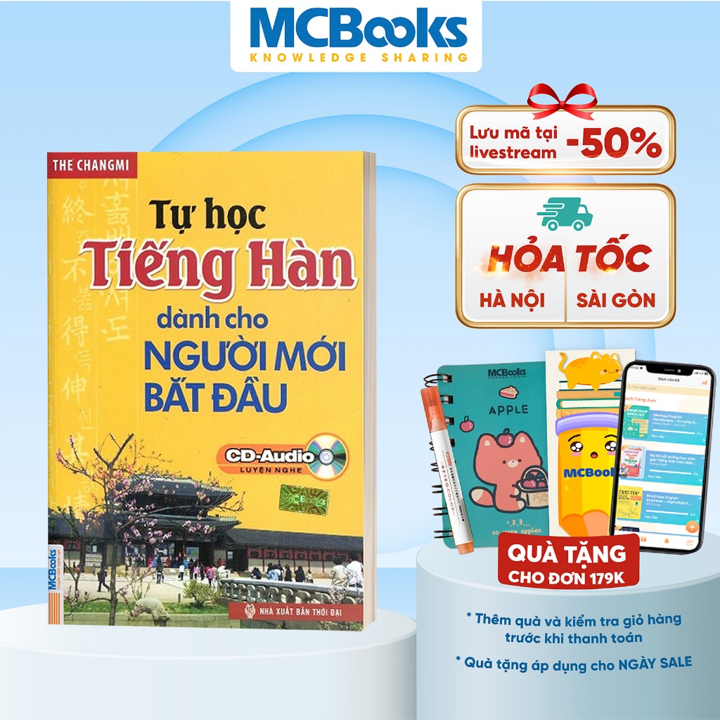 Sách - Tự Học Tiếng Hàn Cho Người Mới Bắt Đầu - Học Kèm App Online | BigBuy360 - bigbuy360.vn