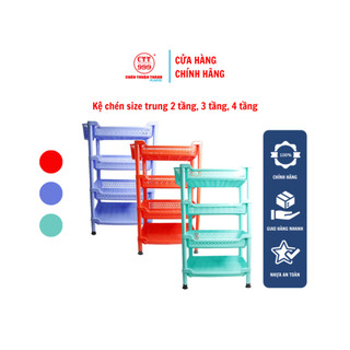 Kệ chén Chấn Thuận Thành kèm ống đũa có 2 tầng, 3 tầng, 4 tầng, ngang 43 x sâu 29 cm