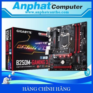 Bo mạch chủ main gigabyte b250m-gaming3/m.2 socket lga 1151 hàng cty – bảo hành 36 tháng