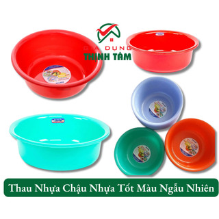 [THỊNH TÂM] Thau Nhựa Chậu Nhựa Tốt Màu Ngẫu Nhiên