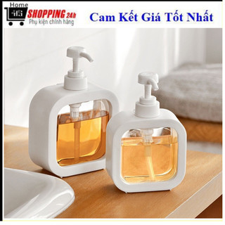 Chai đựng gội đầu sữa tắm lọ phòng tắm trong suốt, bình chiết nước rửa chén, rửa tay, sữa tắm. lọ chiết mỹ phẩm sang