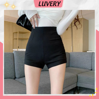Quần shorts nữ_quần shorts dance cạp cao vải Umi dày dày dặn QS01