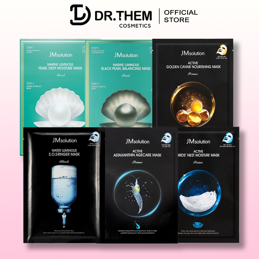 Mặt Nạ JM Solution Dưỡng Da, Căng Bóng, Sáng Mịn (Miếng Lẻ) JMsolution- Dr Thêm